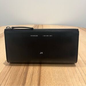 GRAMS28 GRAMS 28 Essential Case bag 109 black leather $120 clutch